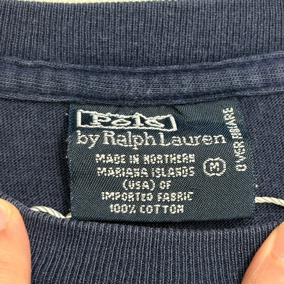 POLO 네이비 포켓 티셔츠 M 상품이미지4