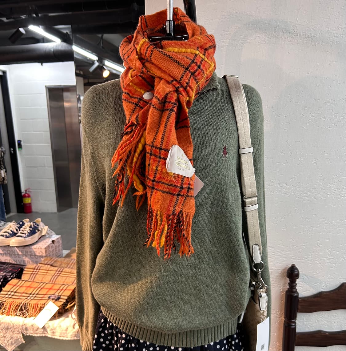 Vivienne Westwood Check Muffler 상품이미지5