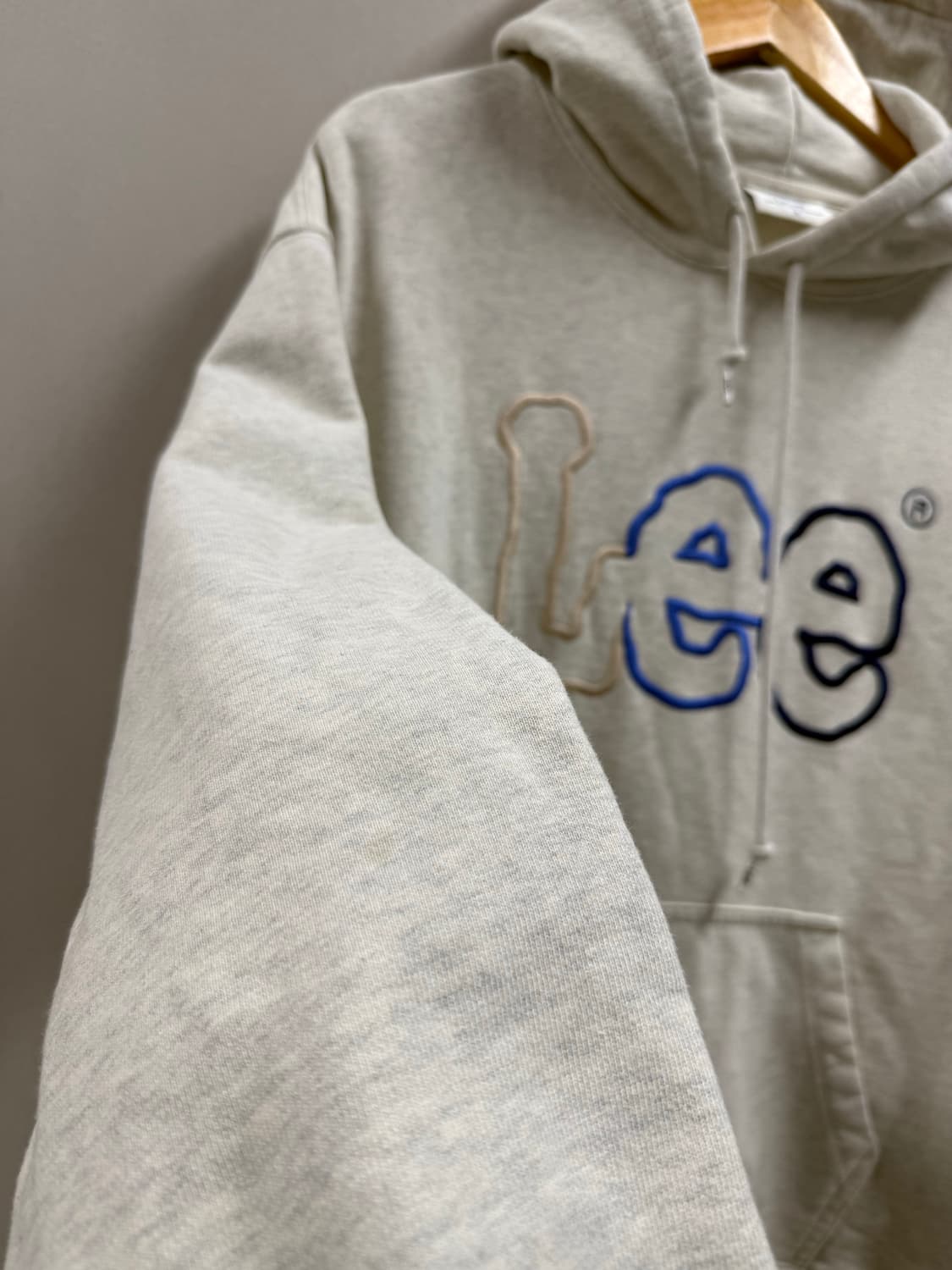 공용 S / Lee 리 멀티 빅로고 후드티 상품이미지6