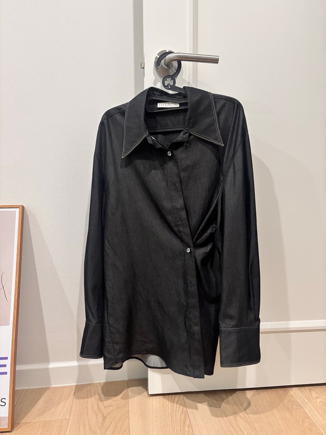 Rrace stitct shirt 트위스트 스티치 셔츠 상품이미지8