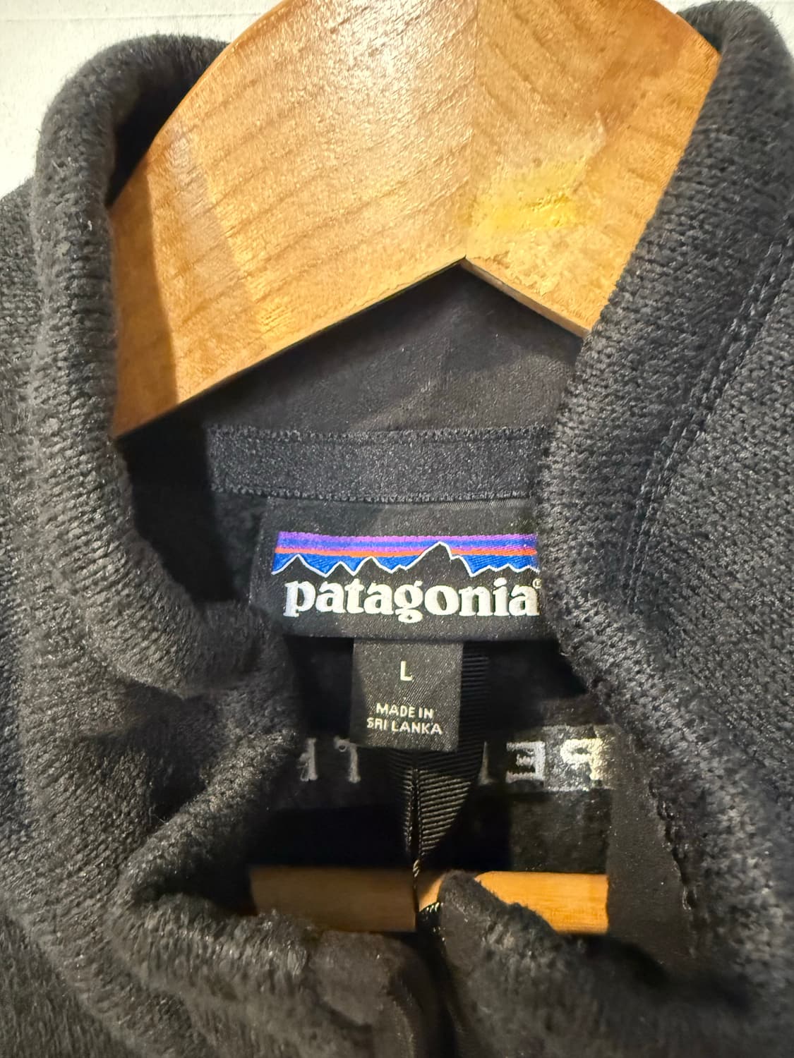 파타고니아 블랙 플리스 조끼(새상품) 상품이미지3