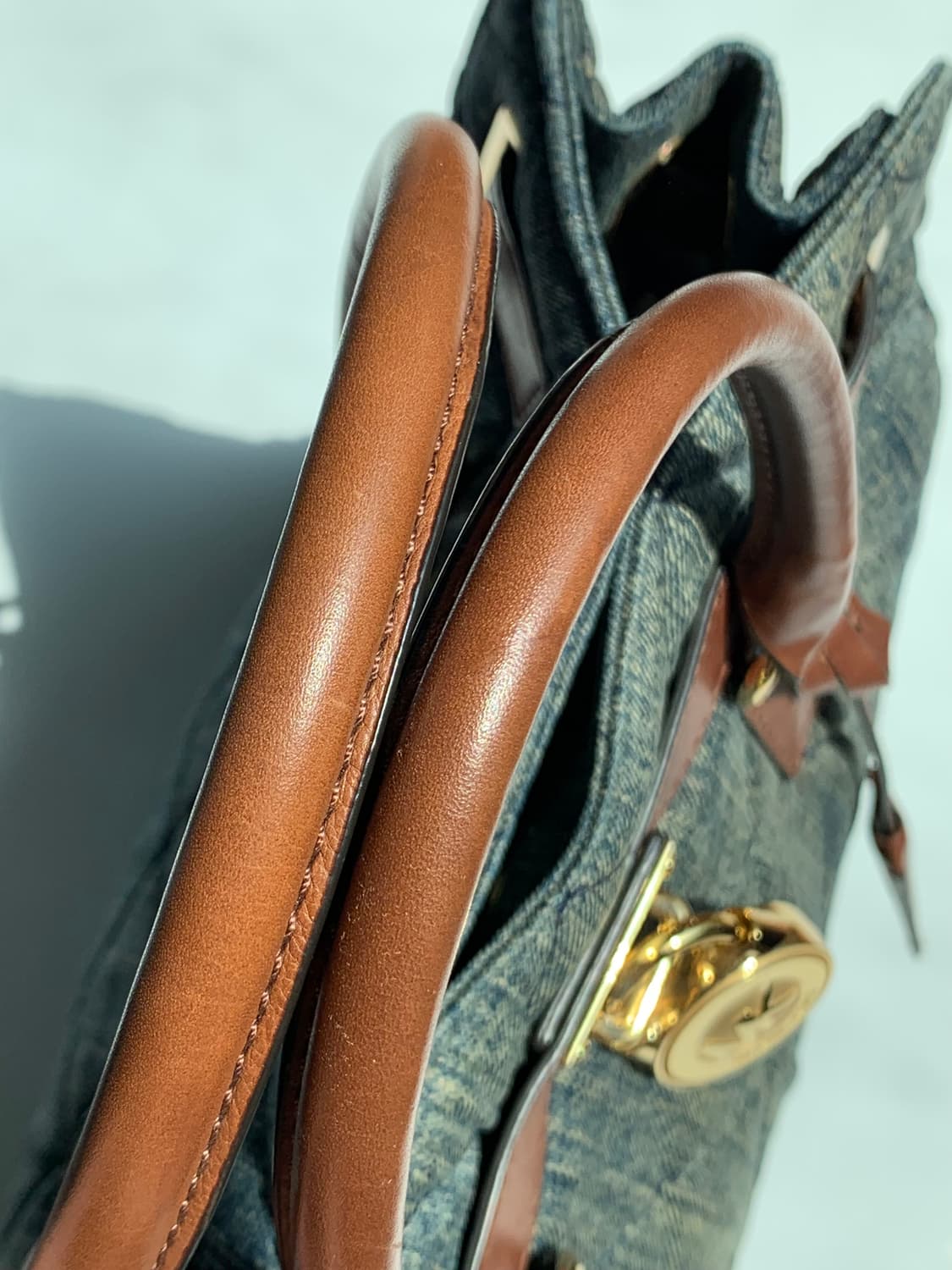 Michael Kors Bule Denim Hamiltom Bag 상품이미지6