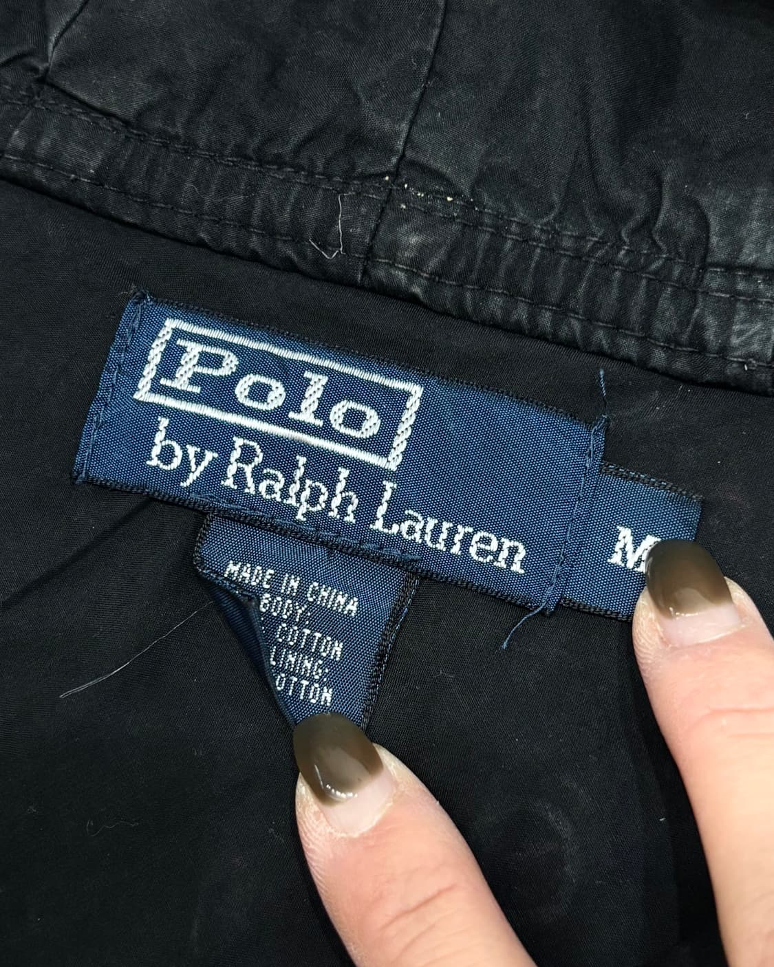 Polo 폴로 랄프로렌 블랙컬러 포켓 후드 럭비셔츠 상품이미지6
