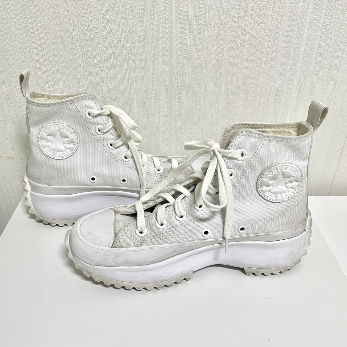 [235] 235-240 컨버스 런스타 하이크 하이 올화이트 상품이미지2