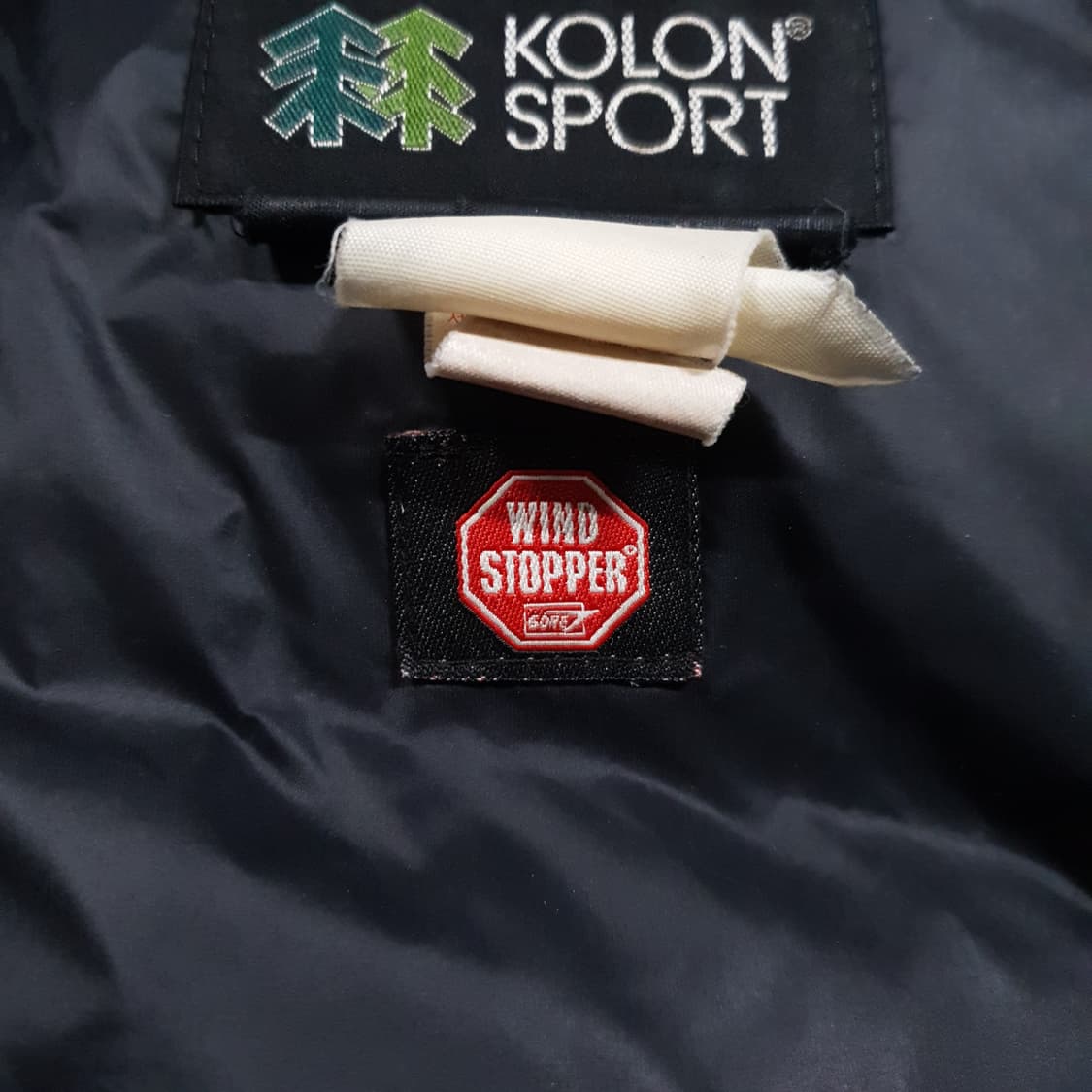 여성 L) 코오롱 헤스티아 800 윈드스토퍼 고어텍스 구스다운 패딩 점퍼 상품이미지8