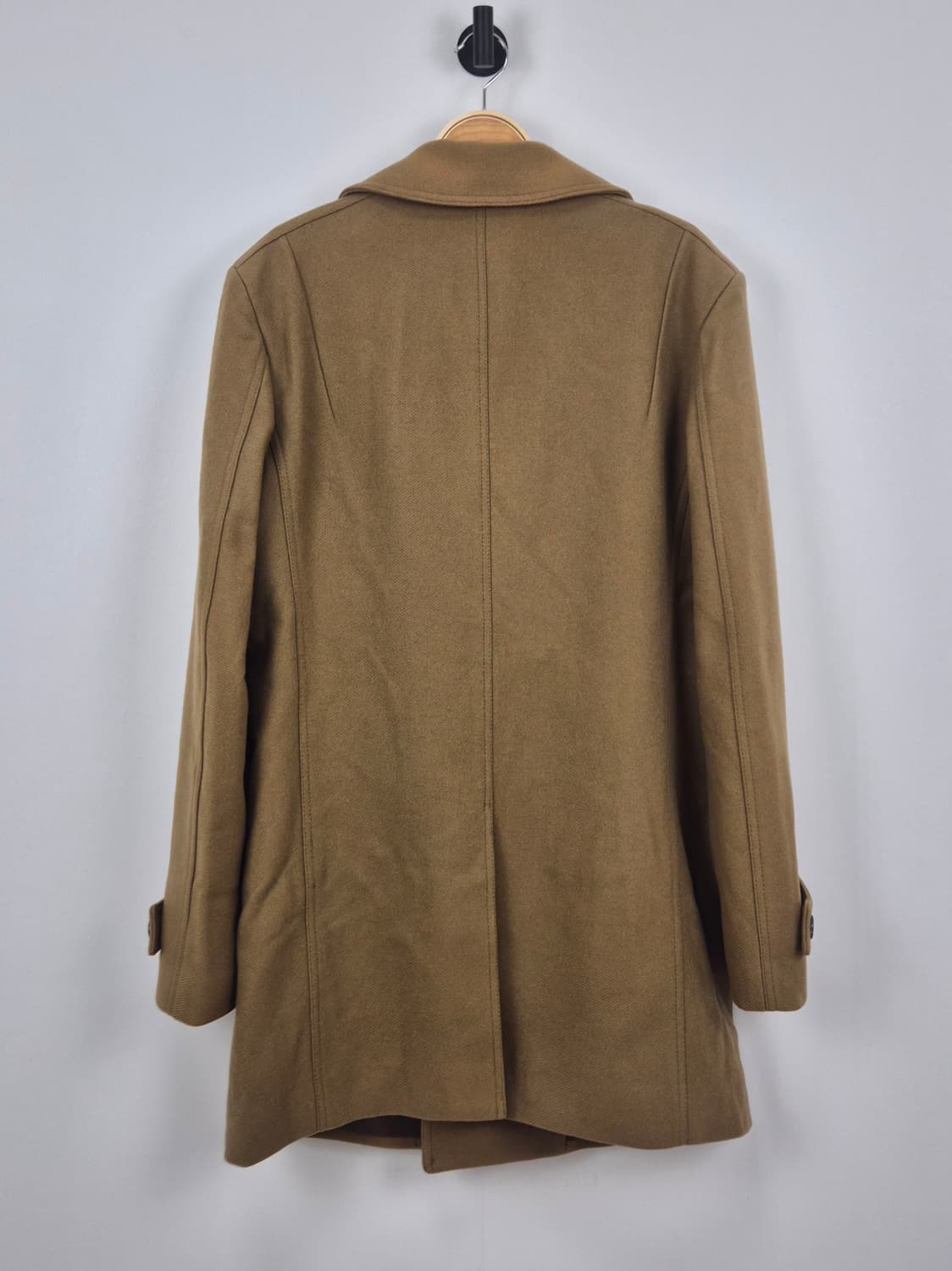 지오송지오 카멜 울 더블 하이넥 코트 상품이미지5