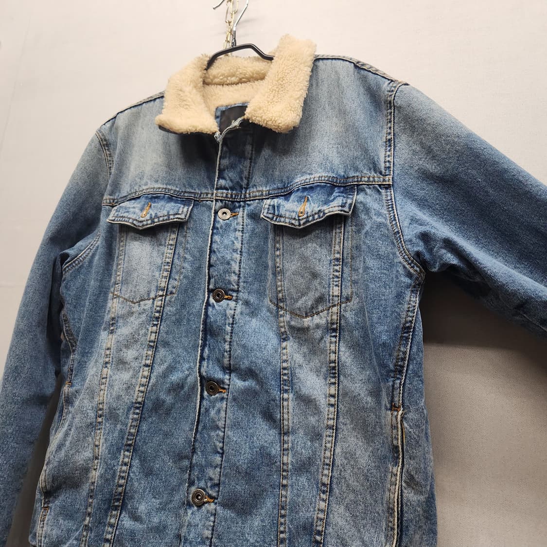 자라 쉐르파 데님 (양털)청자켓 XL(L~XL) 상품이미지3