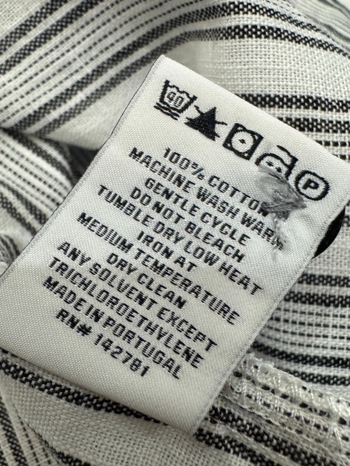 [L] 에임 레온 도르 오픈카라 스트라이프 셔츠 상품이미지10