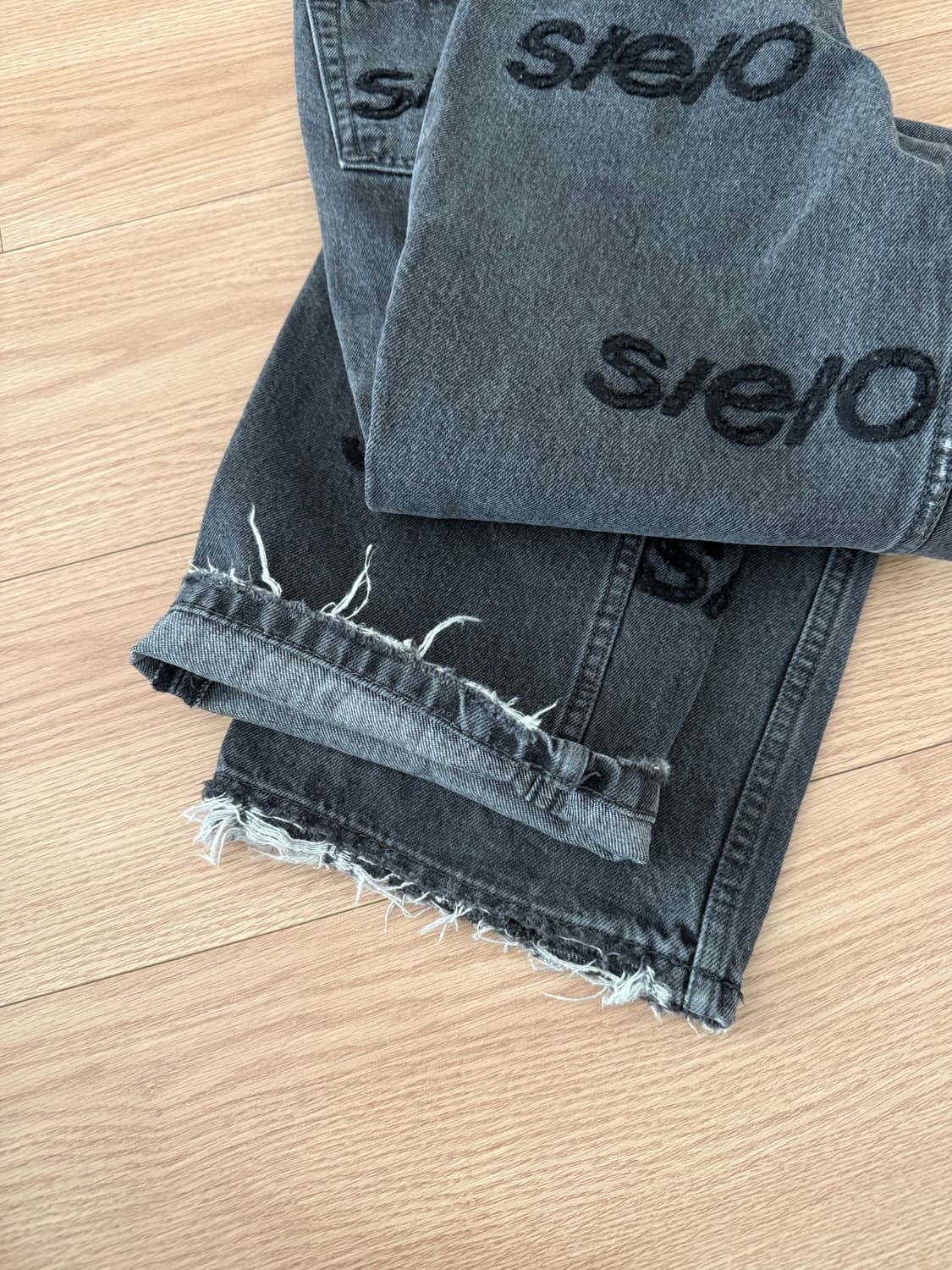 에스이오(s/e/o) LOGO EMBROIDERY 데님  상품이미지4