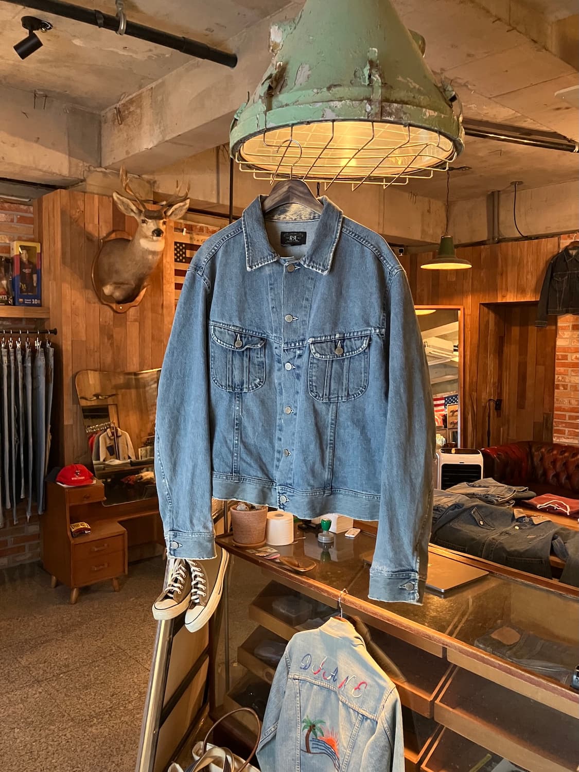 90s USA 빈티지 더블알엘 RRL 271 101-J 데님 자켓 상품이미지1