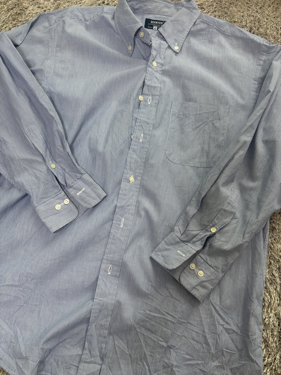 일제 SCENTED 스트라이프셔츠 사이즈 105 상품이미지2