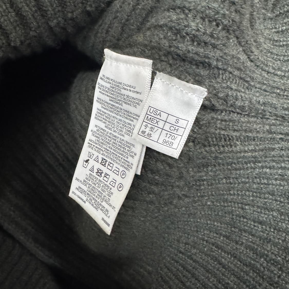 브룩스브라더스 울 패치 니트 S사이즈 상품이미지3