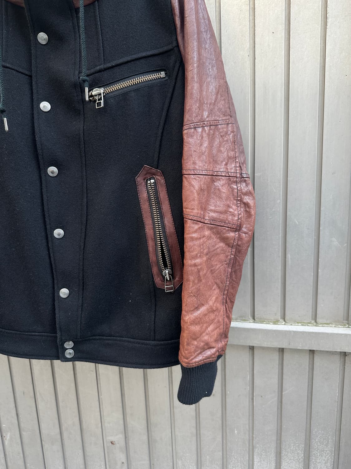 TORNADO MART goat leather 2 way bomber 상품이미지3