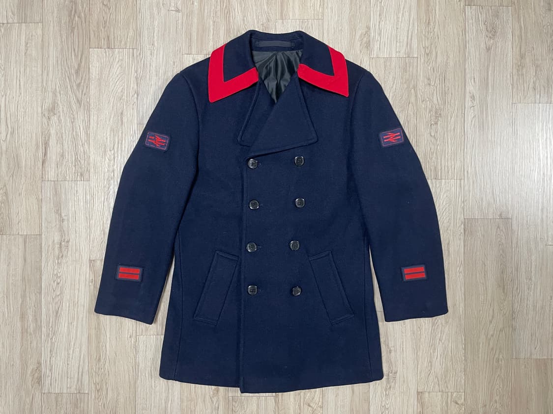 95) 80's 브리티쉬 레일로드 울 피코트(데드스탁)RRL&LVC&폴로 상품이미지1