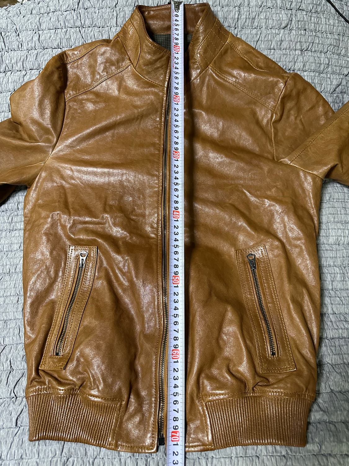 Cutter & Buck 남성 가죽 자켓 캐멀 95 상품이미지9