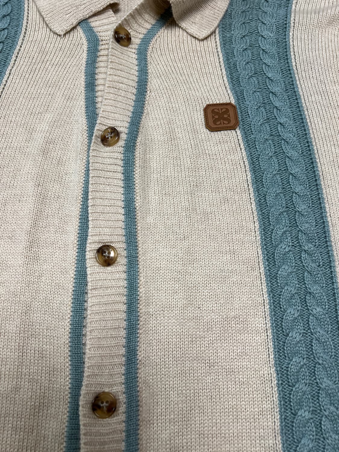 [M] 세터 파로 캐시미어 블렌드 칼라 니트 가디건 상품이미지4