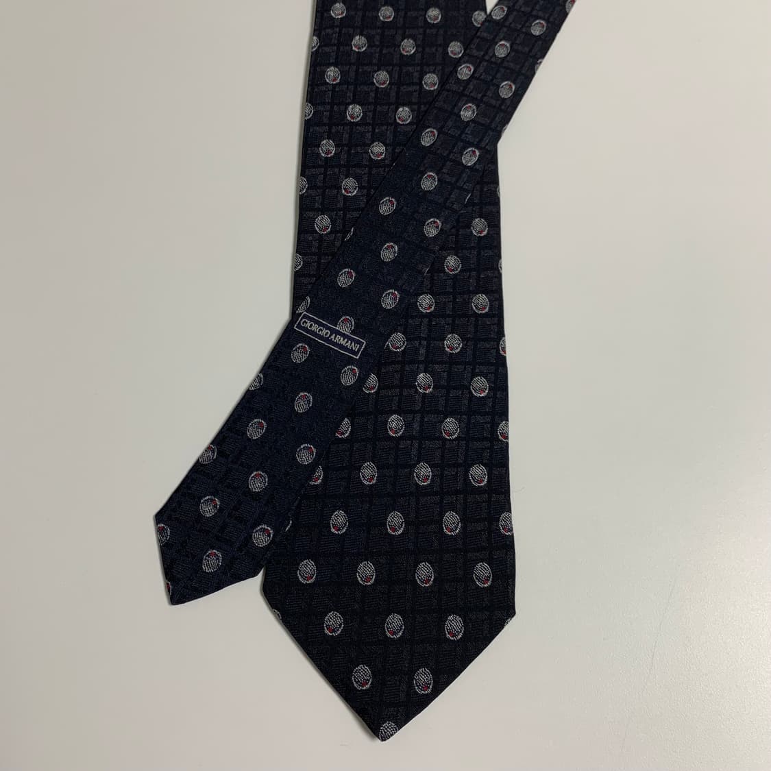 조르지오 아르마니(ARMANI) 블랙 명품 정장넥타이 A+등급 상품이미지3
