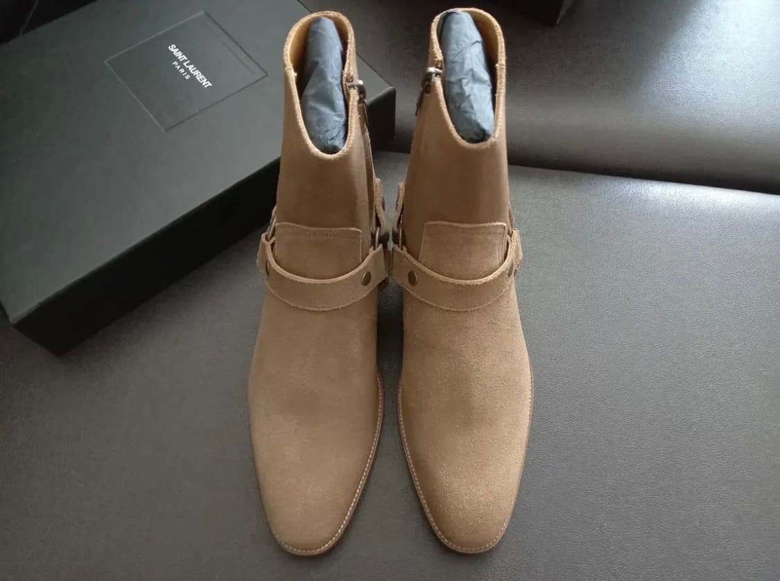 생로랑 모터사이클 앵클 스웨이드 부츠 상품이미지3