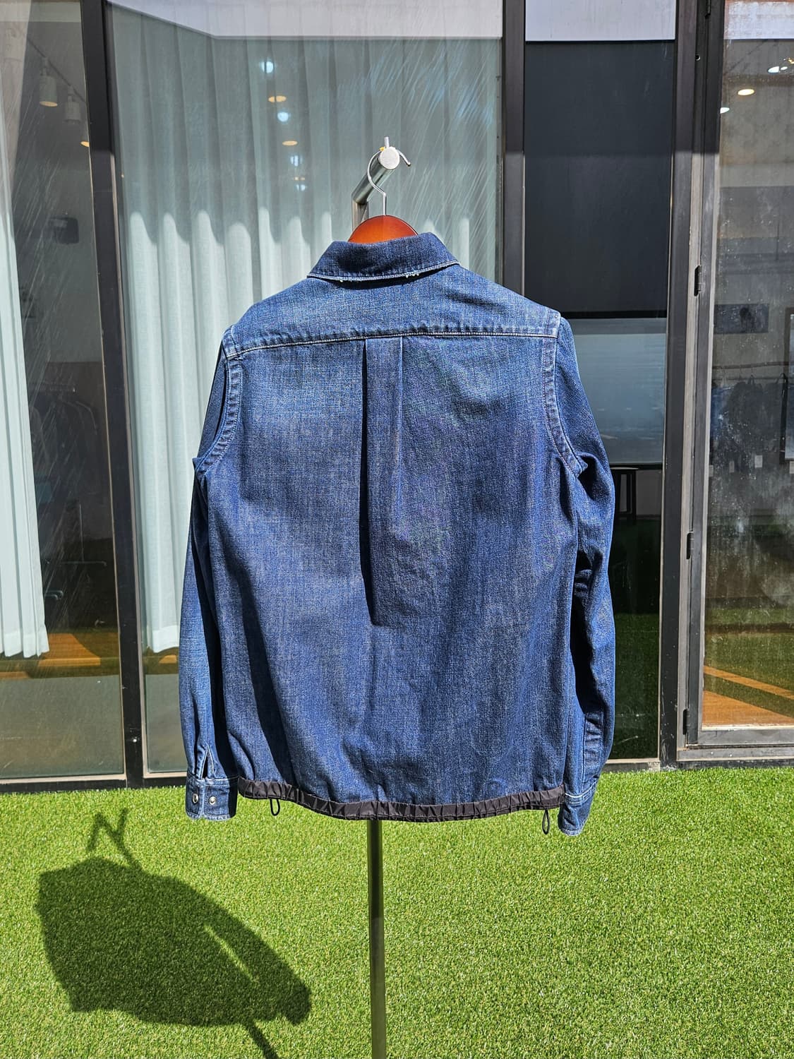 N21 스트링 오버 데님 셔츠 자켓 상품이미지2