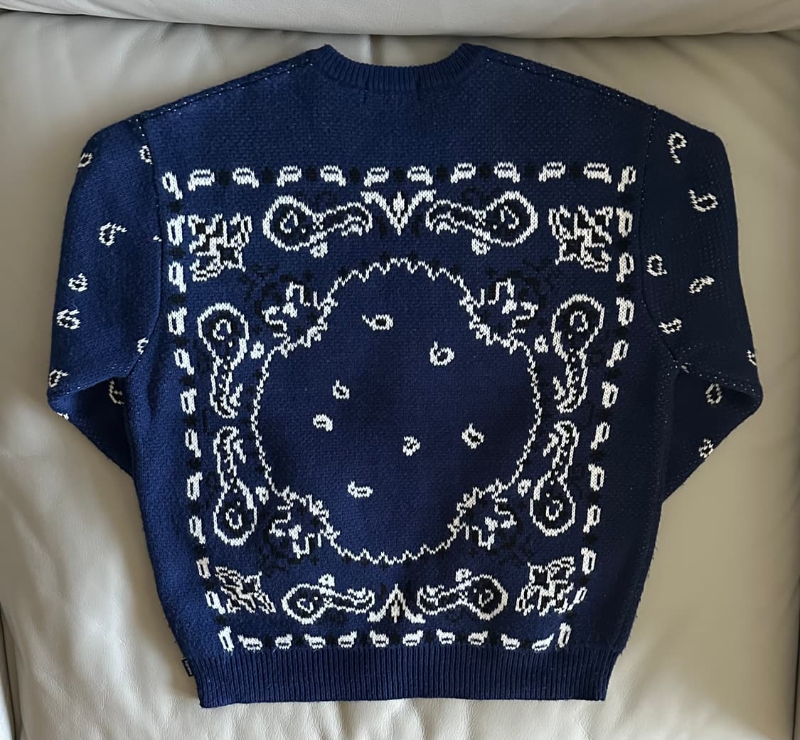 슈프림 반다나 스웨터 니트 S 상품이미지2