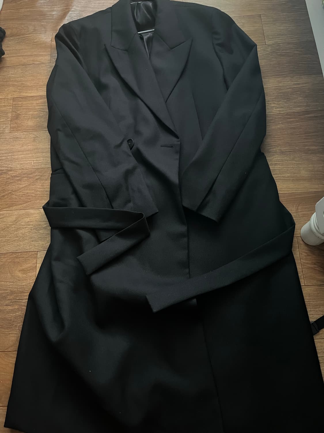 솔리드옴므 트렌치코트50 블랙 상품이미지1