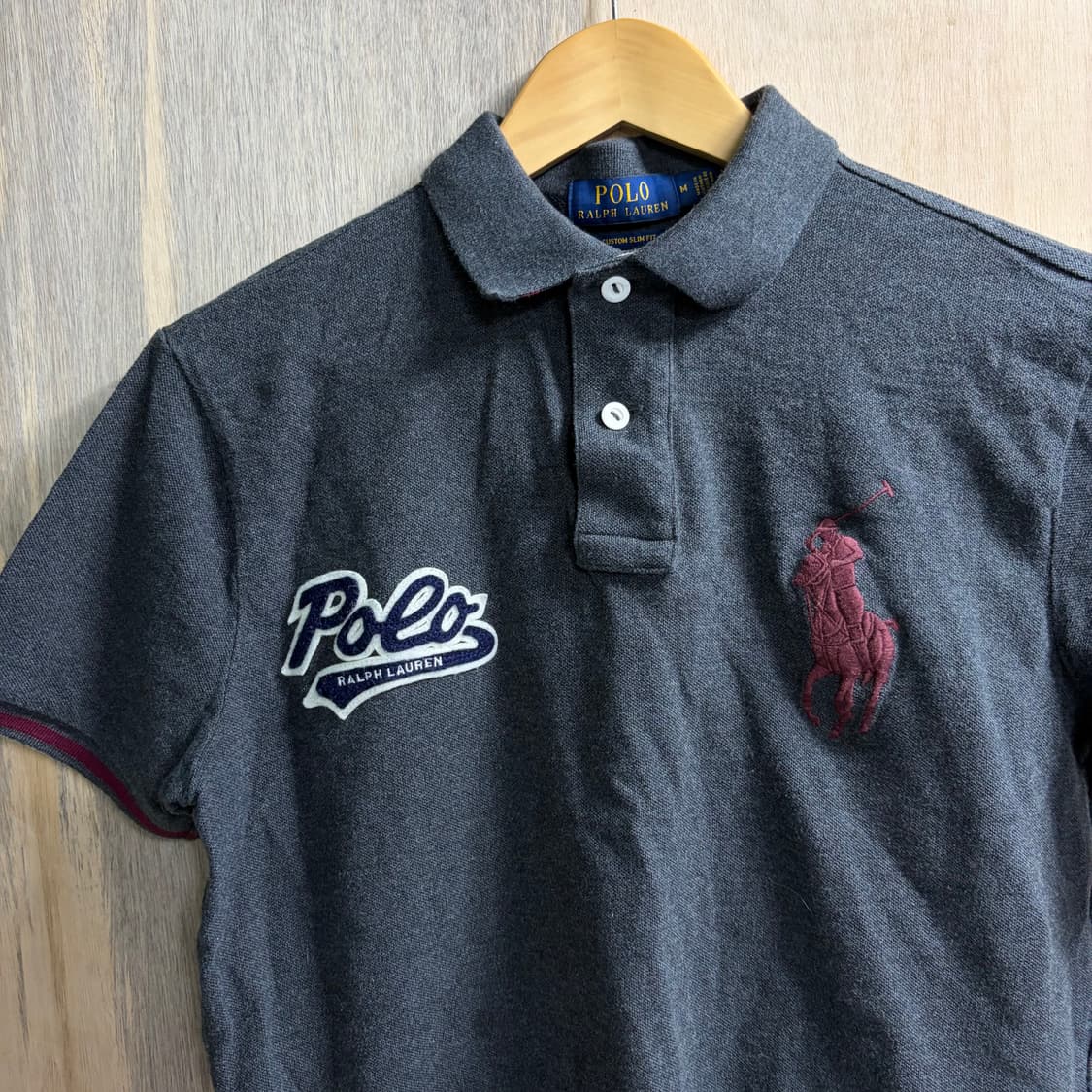 폴로 빅포니 치프키프 차콜 반팔 카라 티셔츠 M 상품이미지7