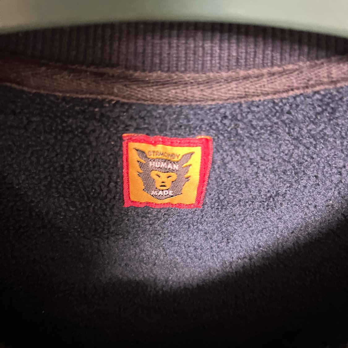 (M) 휴먼메이드 네이비 하트 맨투맨 상품이미지2