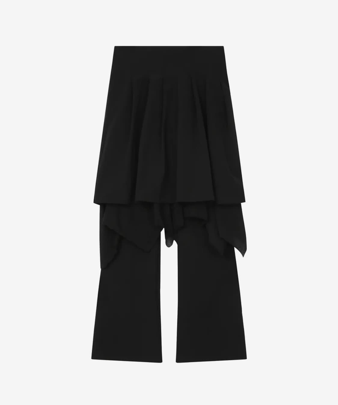 미세키서울 Layered skirt pants set black 2 상품이미지2