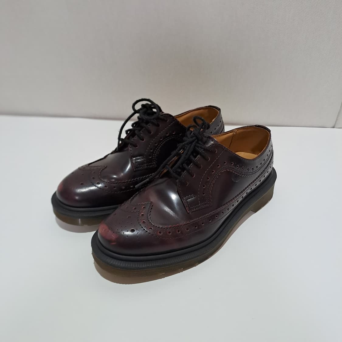 (택포) 닥터마틴 3989 버건디 윙팁 UK4 B431 상품이미지1