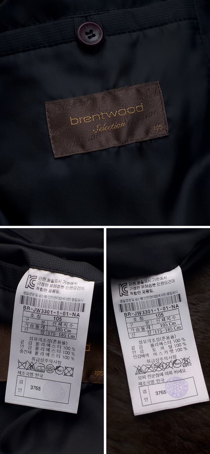 코오롱 브렌우드 디테처블 모피 라이너 투인원 패딩 자켓 (105+) 상품이미지10