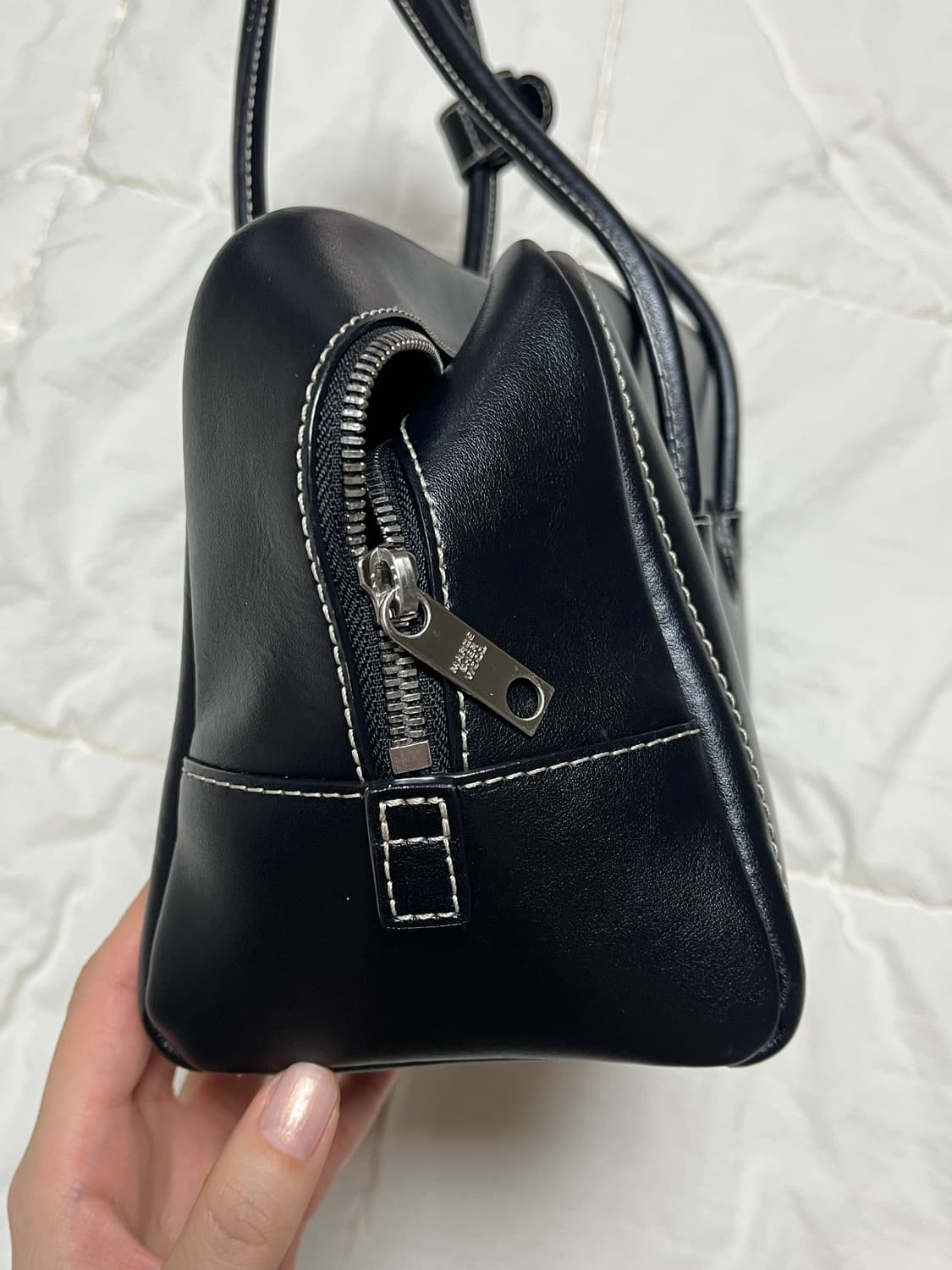 마지셔우드 소프트토트 블랙 플레인(소가죽) 상품이미지8