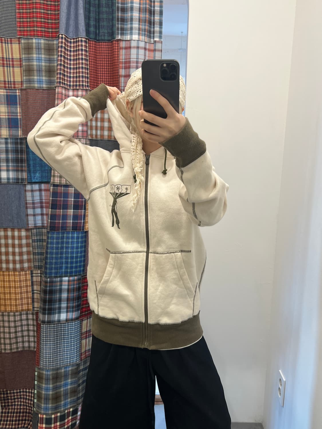 히스테릭글래머 락스타 후드집업 상품이미지1