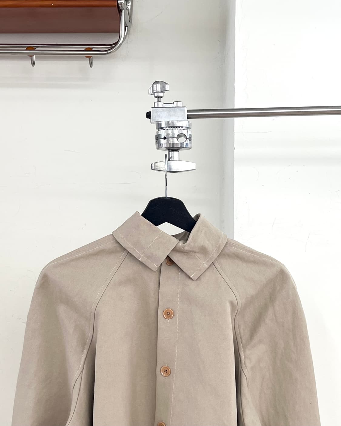 르메르 베이지 코튼 셔츠 자켓 상품이미지2