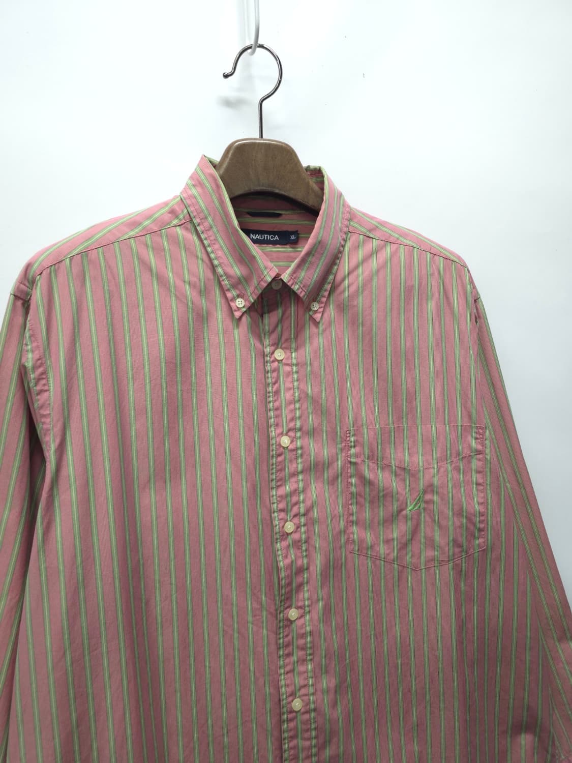 노티카(NAUTICA) 핑크 스트라이프 셔츠 (105~110) 상품이미지4