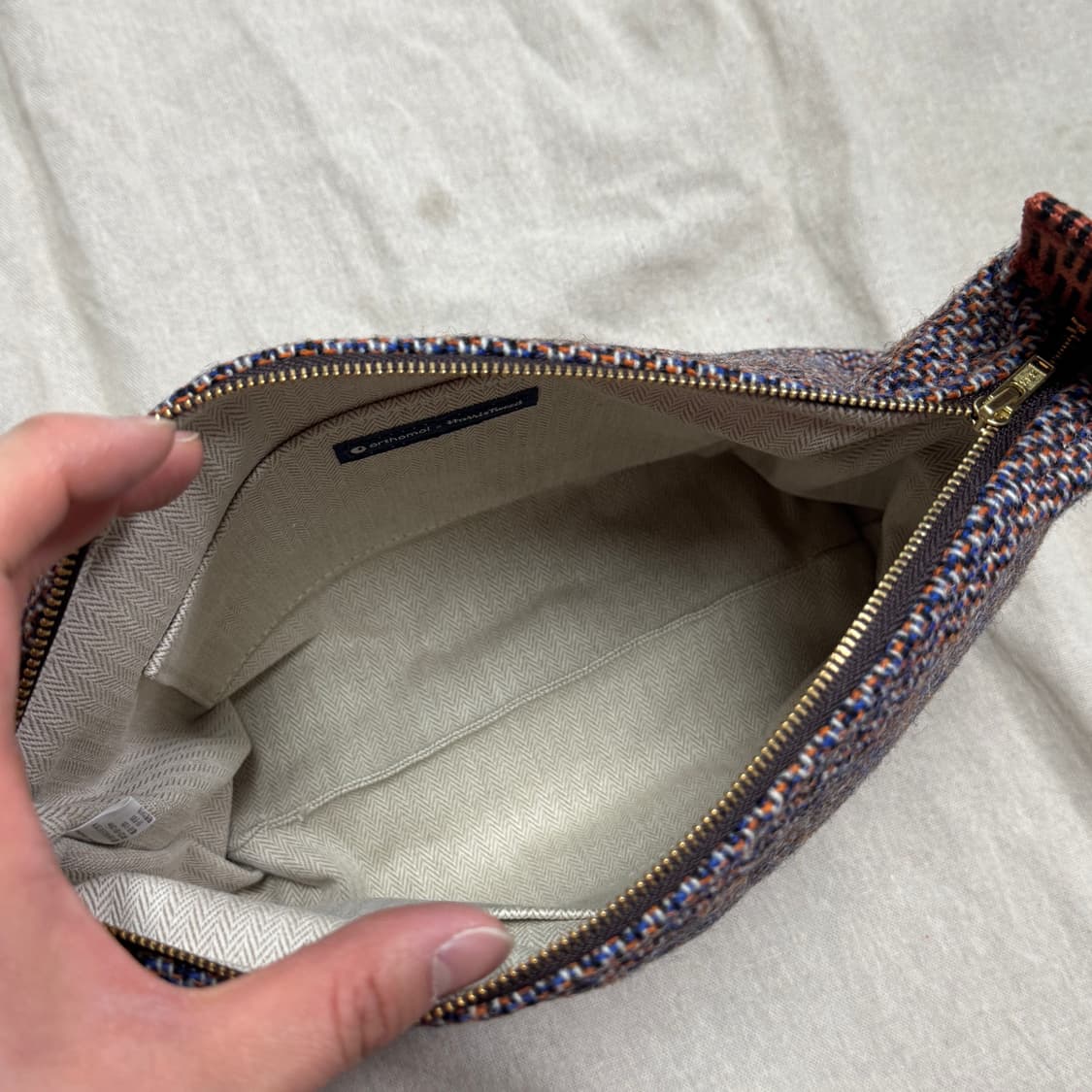 해리스 트위드x오쏘몰 미니 토트백 상품이미지6