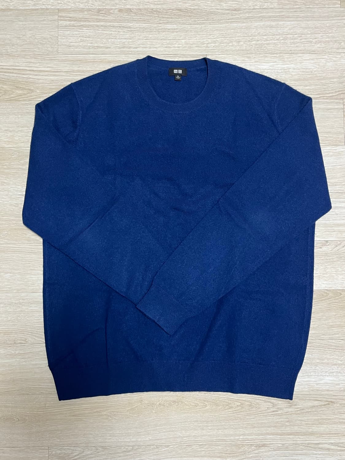 [XL] 유니클로 캐시미어 니트 스웨터 블루 상품이미지2