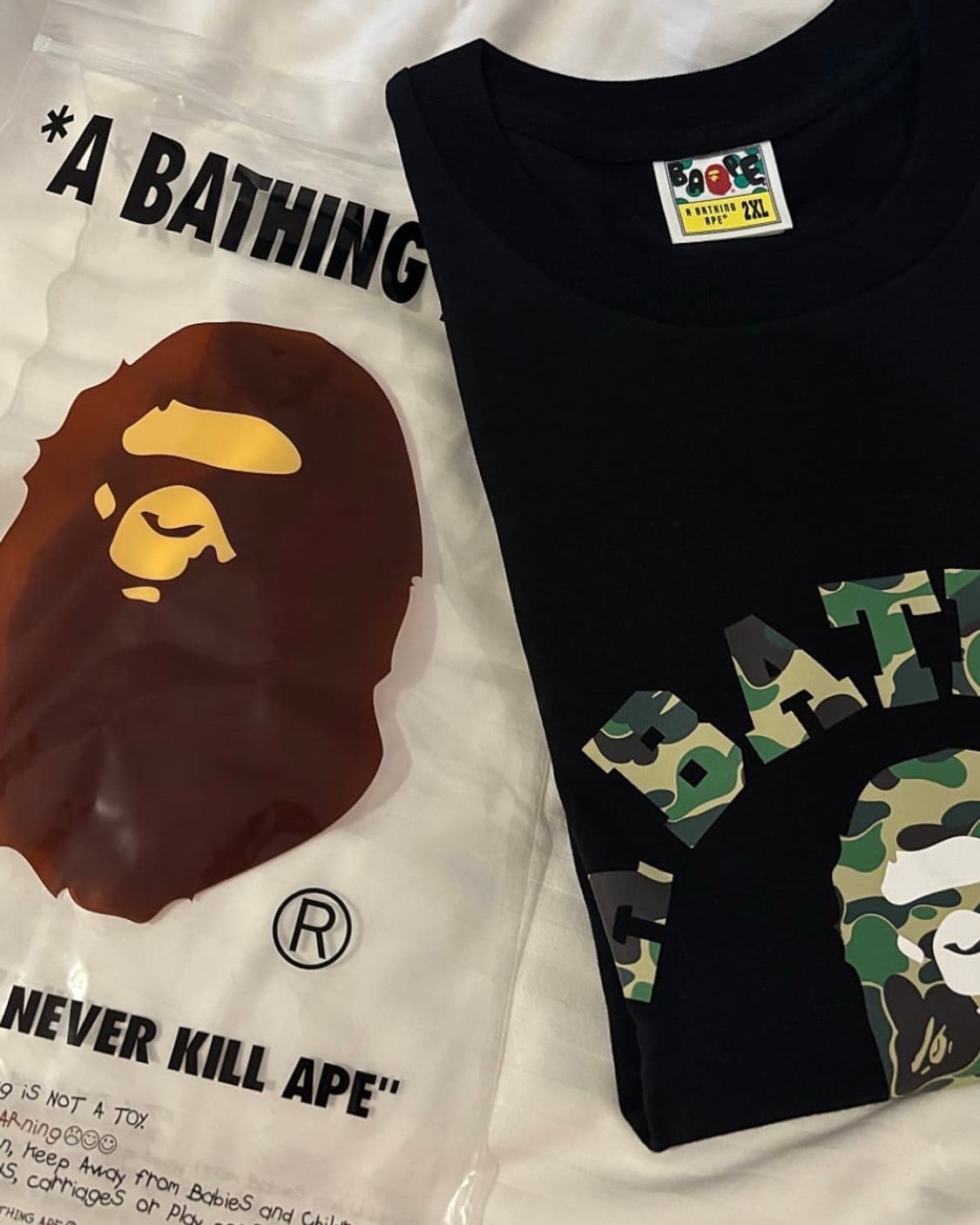 베이프 카모 티셔츠 상품이미지2