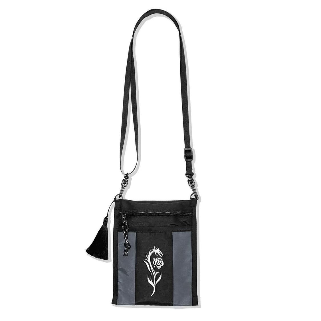 Flower Dragon Logo Sacoche Bag Magent 상품이미지1