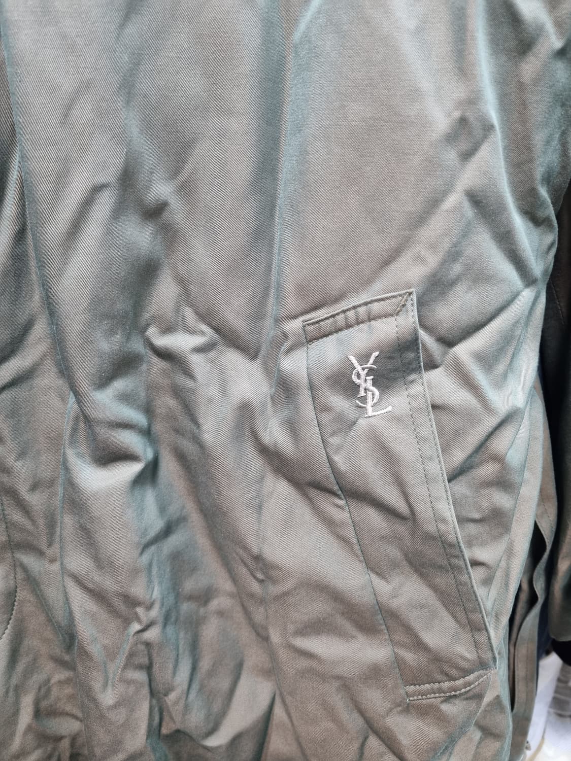 입생로랑 남성 빈티지 트렌치코트  상품이미지6