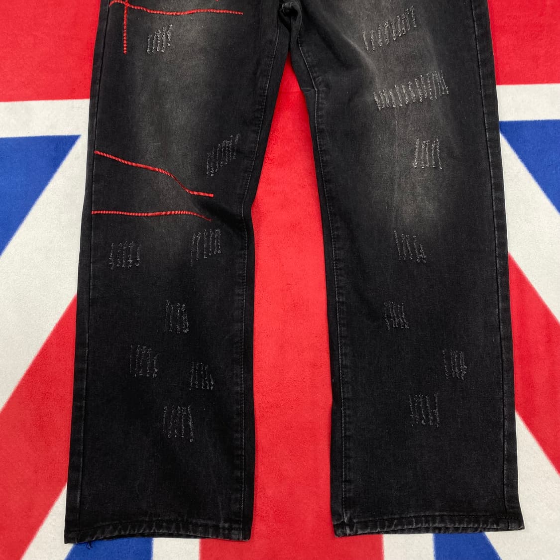 빈티지 데미지 팬츠 3XL 상품이미지3