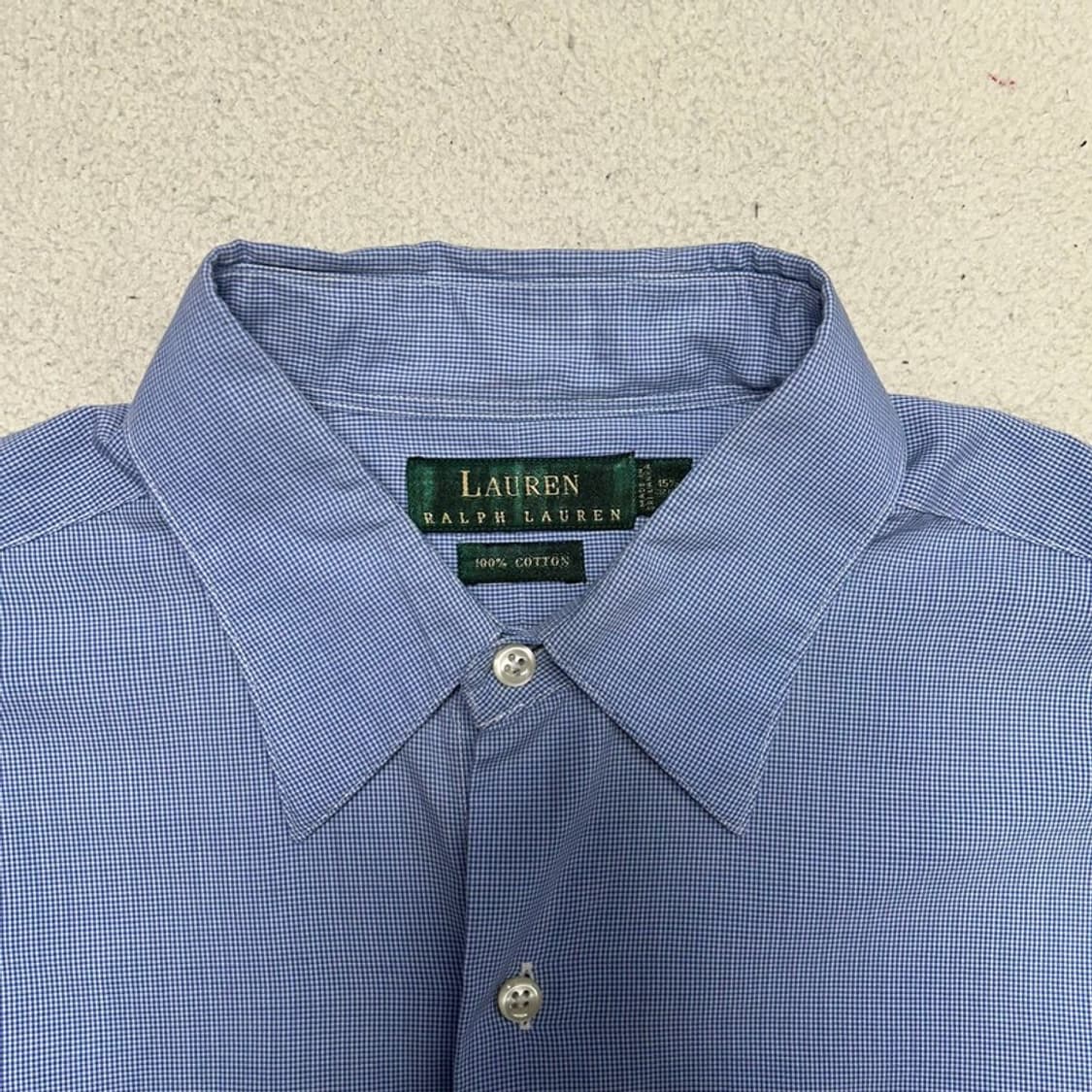 폴로랄플로렌 블루 드레스 셔츠 15½ 32/33 상품이미지4
