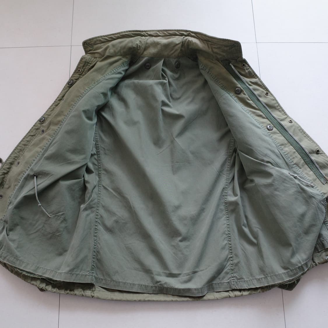 60s 미군 M-65 필드자켓 은색지퍼 2세대 USAF 배트남전 S-S 상품이미지6