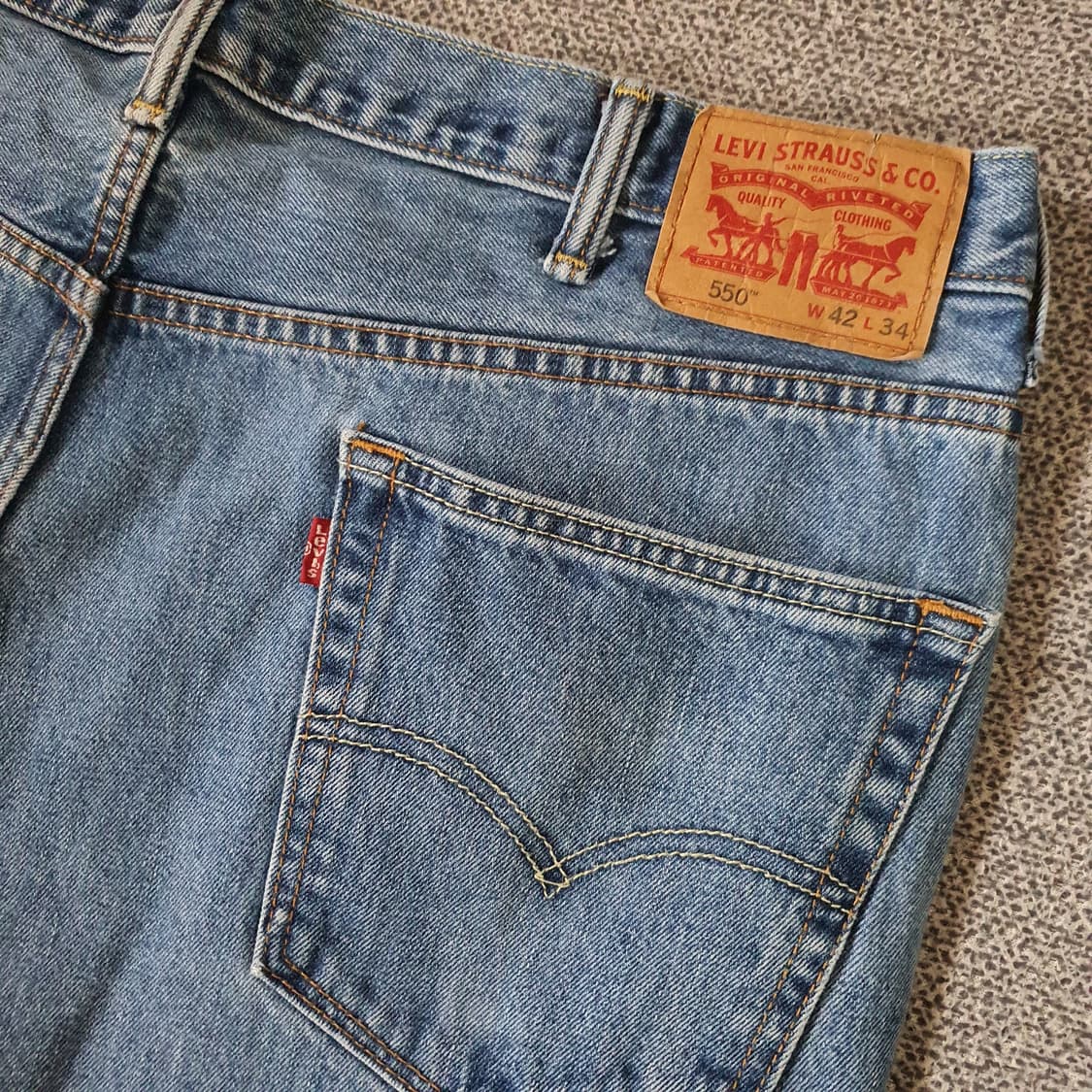 빅사이즈 리바이스 550 빈티지  데님 No.32 상품이미지7