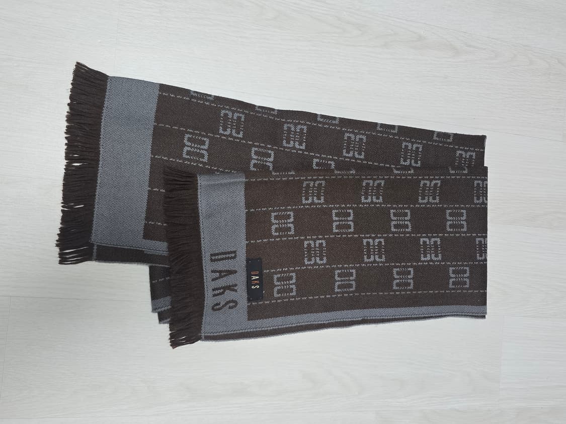 닥스 darks 패턴 퓨어 메리노울 머플러 목도리 상품이미지2