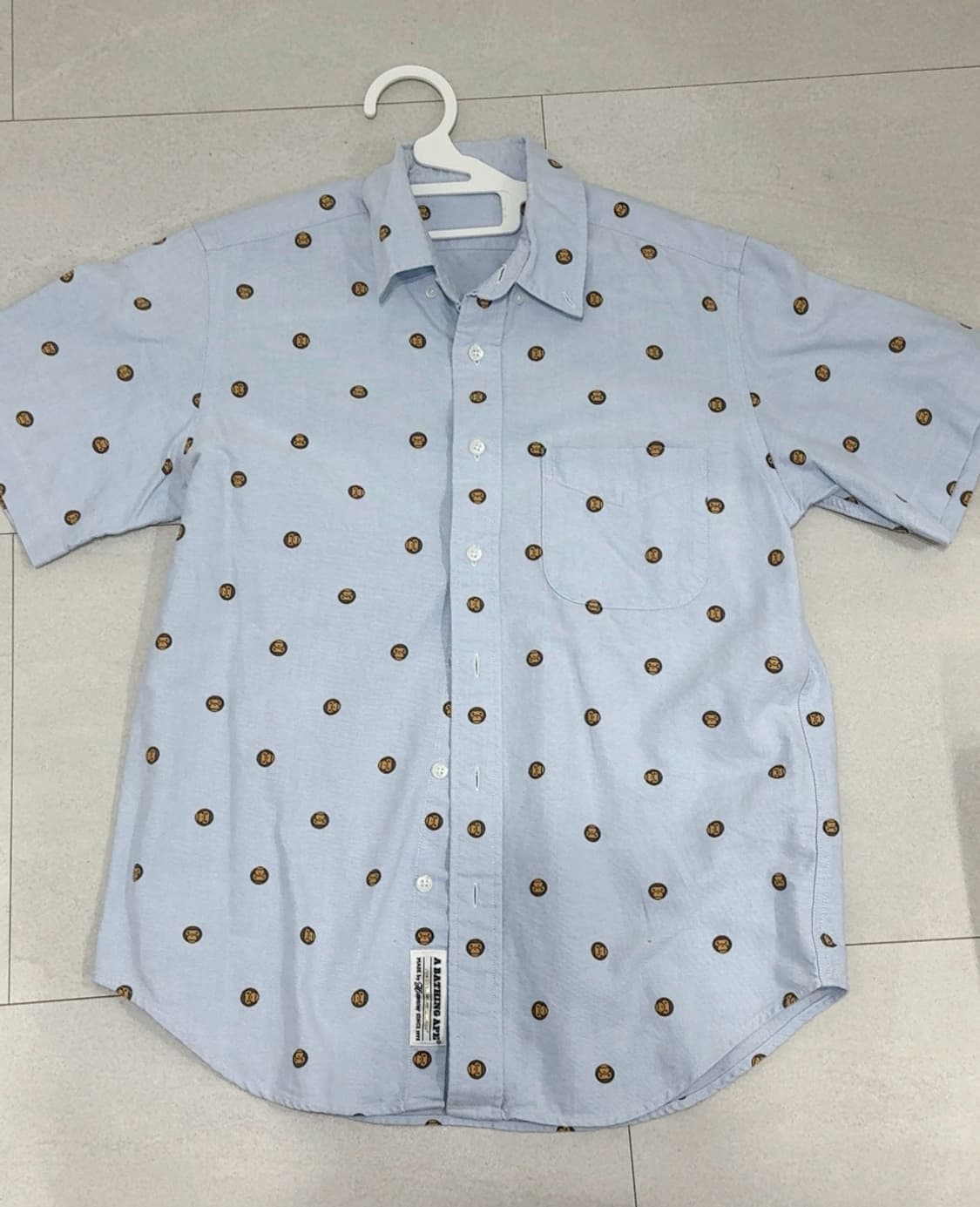 베이프 베이비마일로 반팔 셔츠 상품이미지1