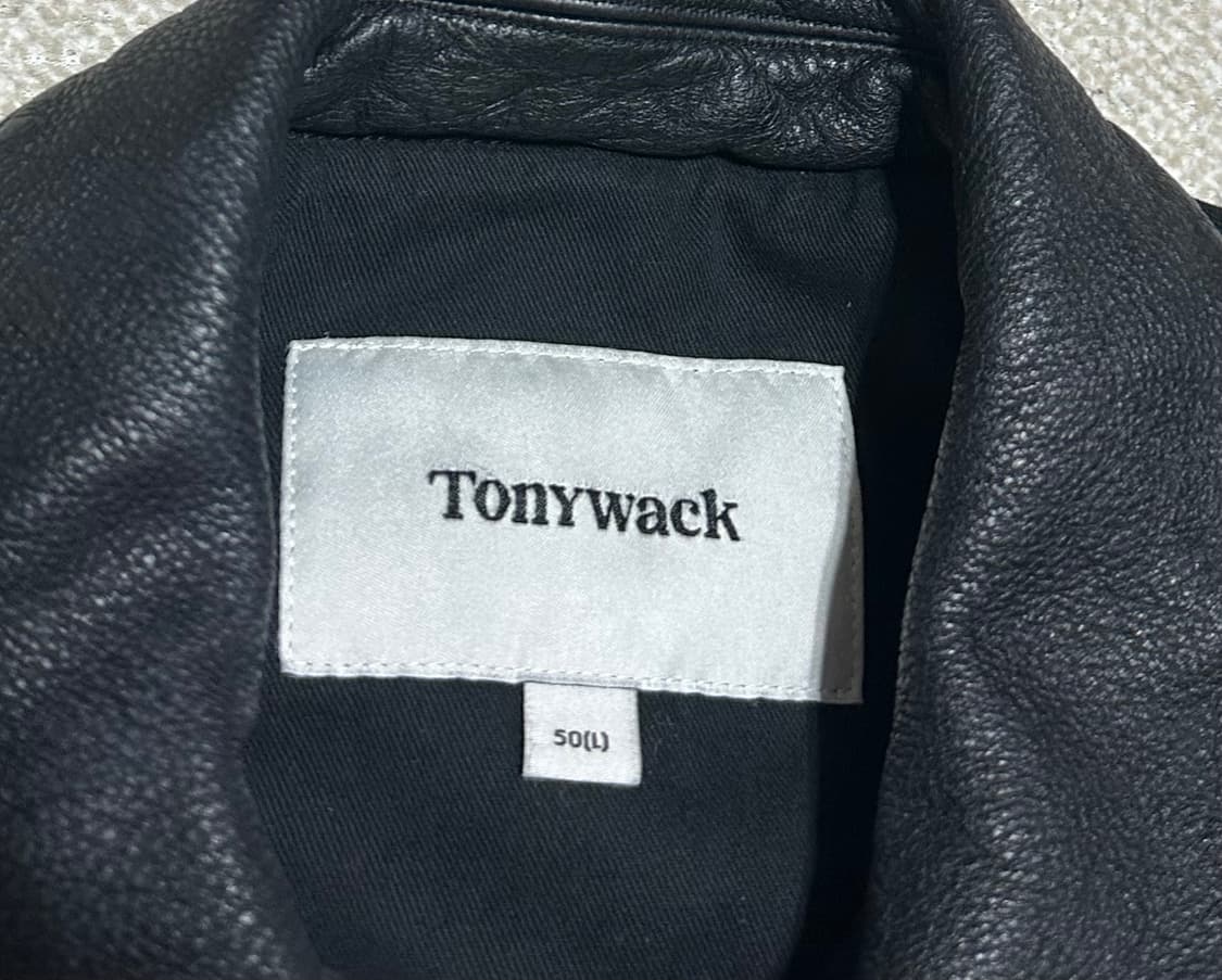 토니웩 레더 카라 워크 자켓 상품이미지3