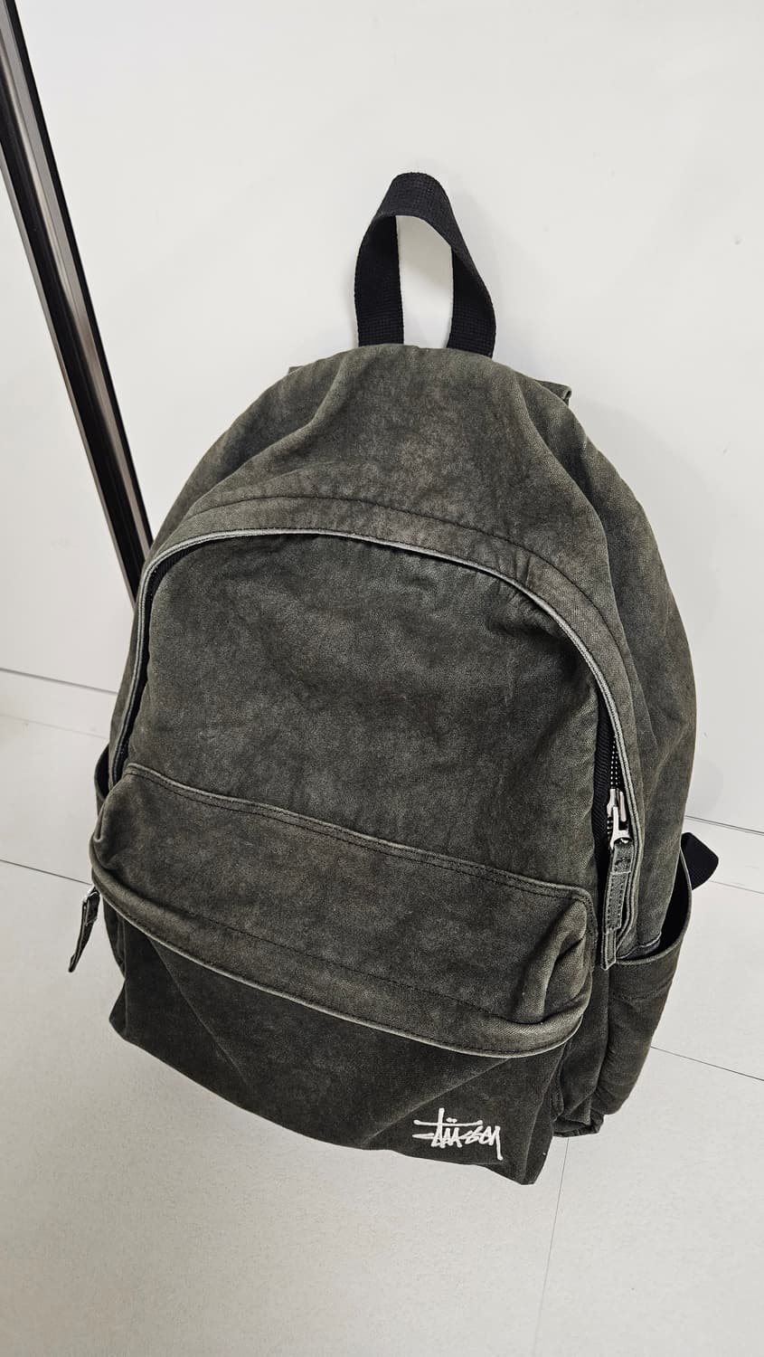 스투시 워시드 백팩 블랙 상품이미지1