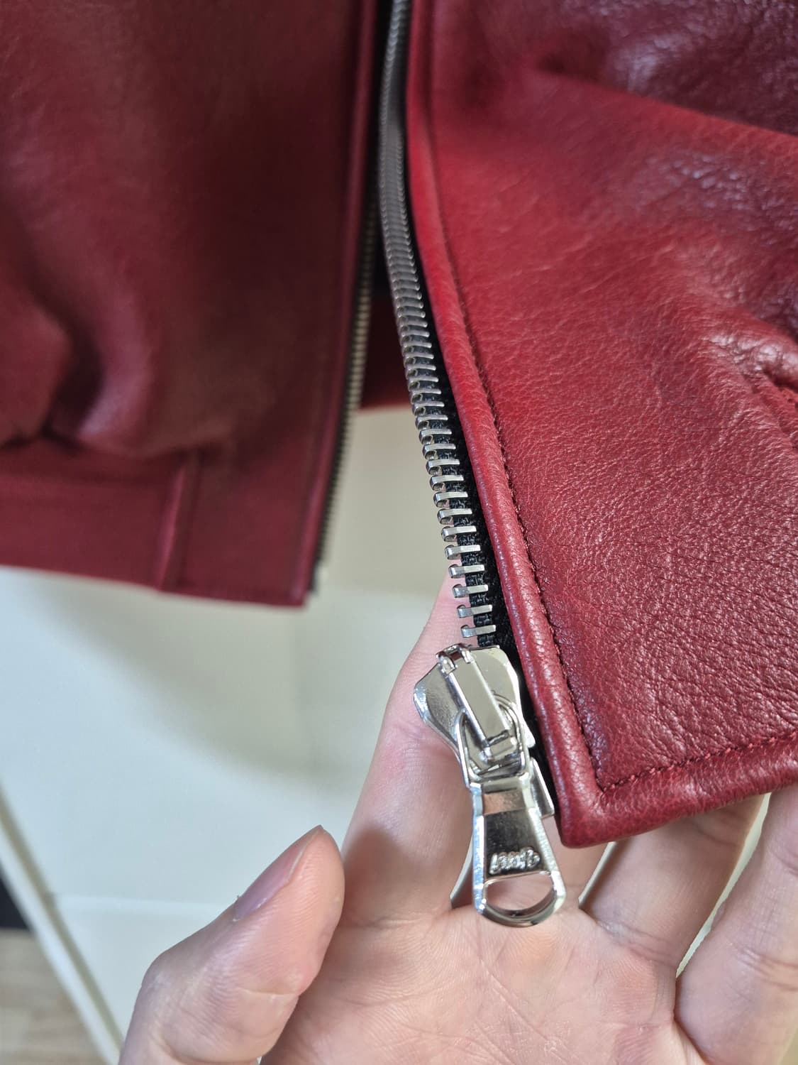 렉토 벤 21 빈티지 레드 점퍼 상품이미지4