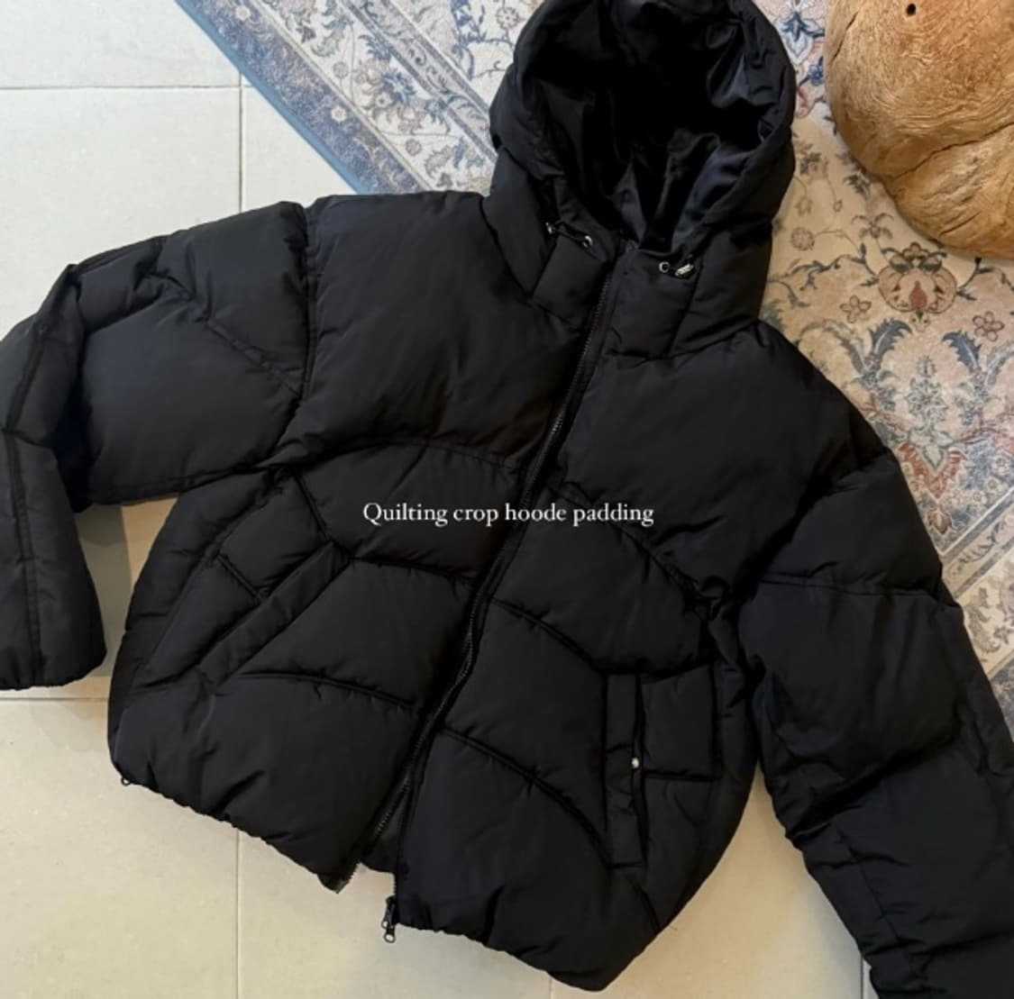 절개 숏패딩 상품이미지4