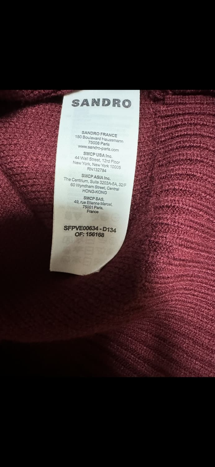 산드로 프릴 가디건 새상품 상품이미지6